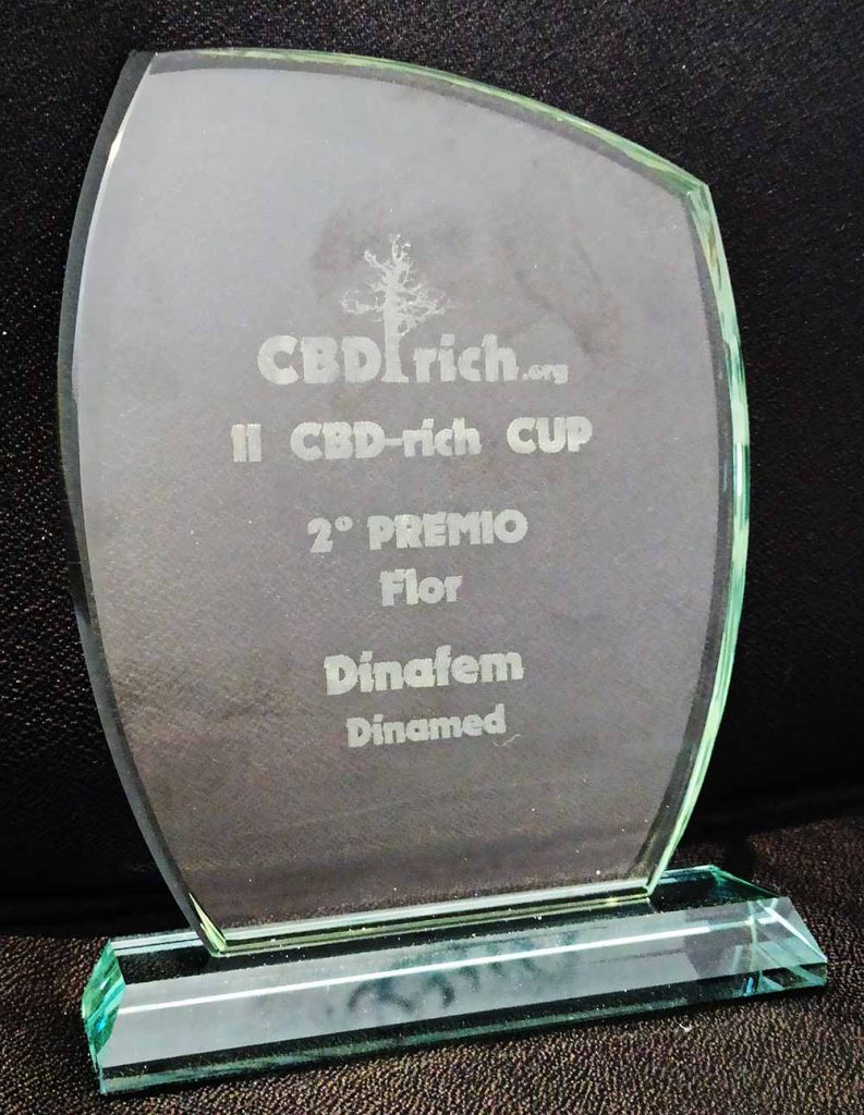 Segundo premio de la II CBD-rich Cup 